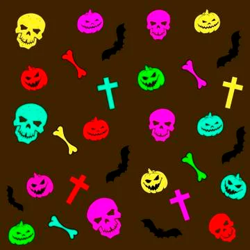 Abstract background Halloween Stock Illustration