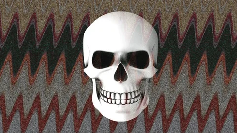 Abstract Background Halloween Static Scary Skull 22 Stock Footage 96450040
