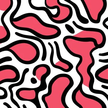 Abstract background with hand drawn pattern design Stock Illustration