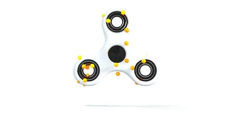 Abstract background with hand spinner Abstract background with hand spinne... Stock Photos