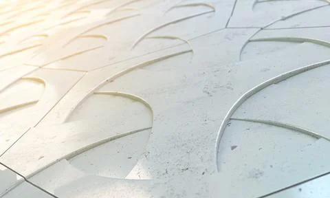 Abstract background with hard surface - 3d render 写真素材