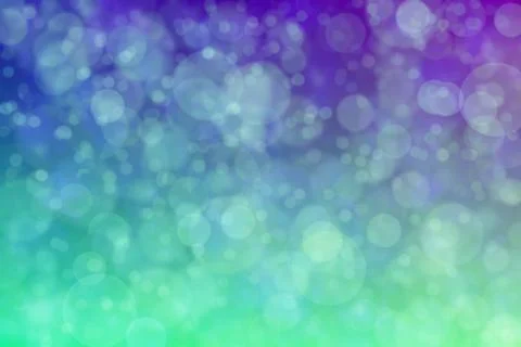 Abstract background with harmonic gradient of blue and green colors and circl 写真素材