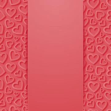 Abstract background with hearts Stock Illustration