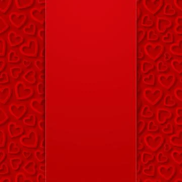 Abstract background with hearts Stock Illustration