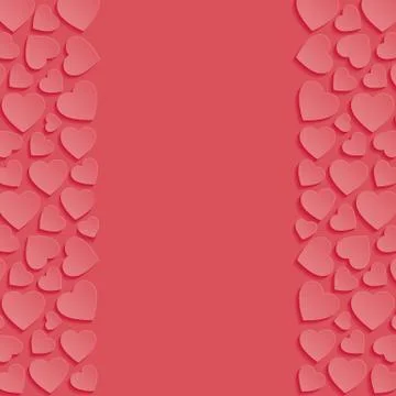 Abstract background with hearts. Stock Illustration