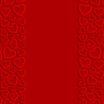 Abstract background with hearts Stock Illustration