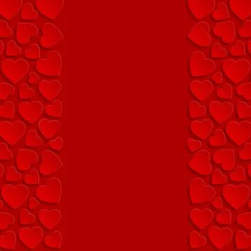 Abstract background with hearts Illustrazione stock