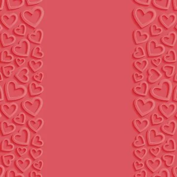 Abstract background with hearts Stock Illustration
