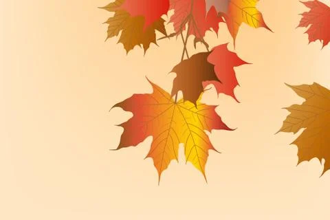 Abstract background Hello Autumn. Stock Illustration