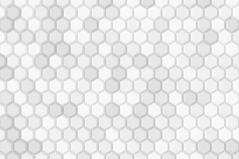 Abstract background of hexagon. 3D rendering. Stock Illustration