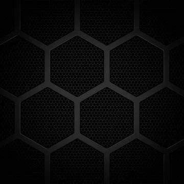 Abstract background of hexagon. 3D rendering. Stock Illustration