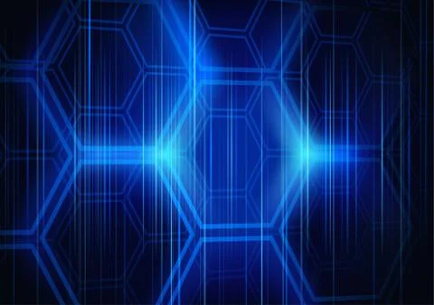 Abstract Background Hexagon Illustrazione stock