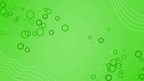 Abstract background with hexagon shapes and flowing curved lines modern geo.. Stock Footage 336904060