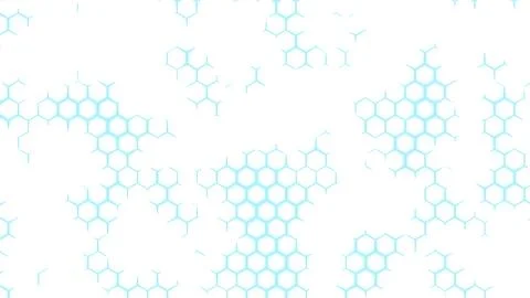 Abstract background with hexagon shapes. Design. Fragment of plastic honeycomb Stock Illustration
