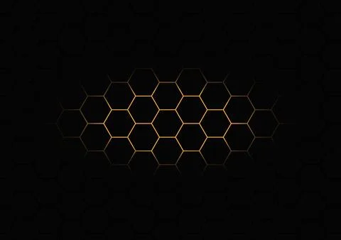 Abstract background hexagonal gray tone pattern vector illustration Stock Illustration