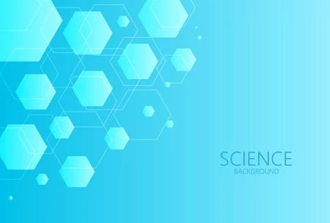 Abstract background hexagonal shapes Stock-Illustration
