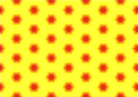 Abstract background of hexagons on a colored background. Seamless texture. Stock Illustration