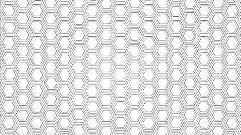 Abstract background of hexagons outline. Vector 스톡 일러스트