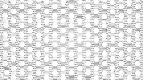 Abstract background of hexagons outline. Vector Stock-Illustration