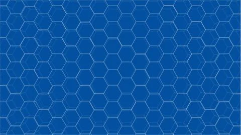 Abstract background of hexagons outline. Vector Ilustración de archivo