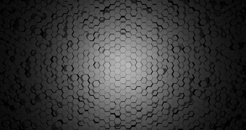 Abstract background of hexagons with shadows. Stock Footage 146731003