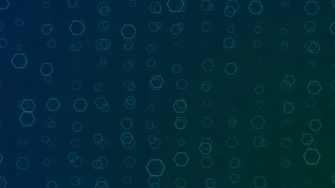 Abstract background of hexagons shape Stock-Illustration