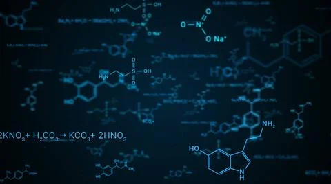 Abstract background with hexagons, structure molecule, 3d rendering scienc... Stock-Fotos