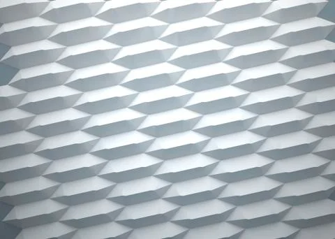 Abstract background of hexagons on white background. Stock Illustration