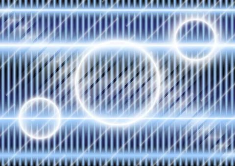Abstract background, Hi-tech gradients, circles, and lines, in blue tones, ve Stock Illustration