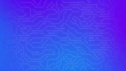 Abstract background High tech electronic circuit board. Connected lines and dots Stock Footage 169249985