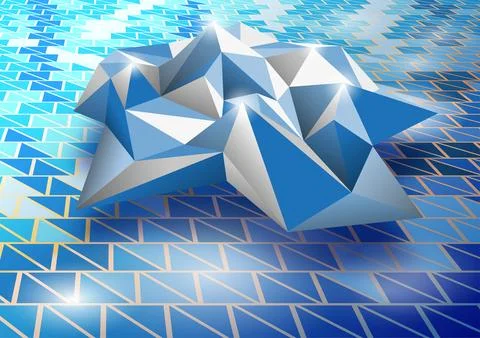 Abstract background Hitech. Pattern triangle on white background, vector il.. Stock Illustration