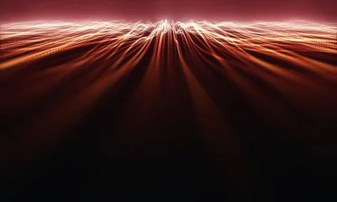 Abstract Background Hologram Network Connection Stock Illustration