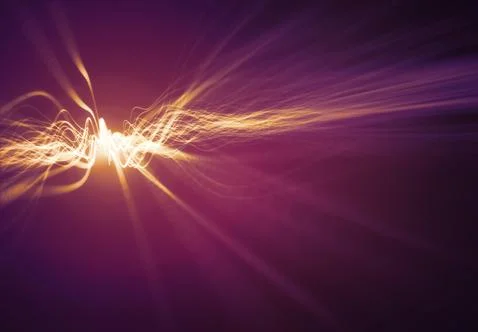 Abstract Background Hologram Network Connection Stock Illustration