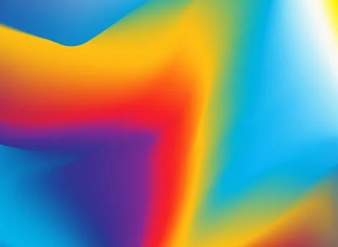 Abstract background with holographic effect. 3d vector banner with copy space Stock Illustration