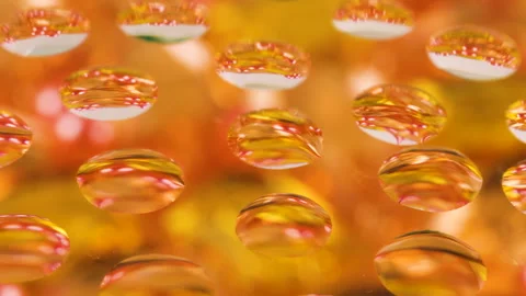 Abstract background in honey, copper, rose-gold and amber tones.  Stock Footage 303600713