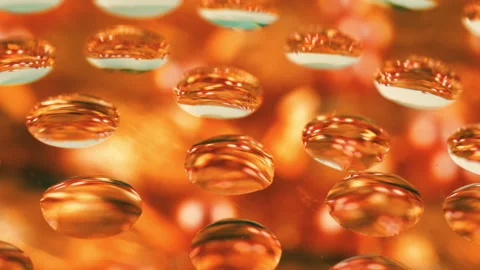 Abstract background in honey, copper, rose-gold and amber tones.  Video stock 303600747