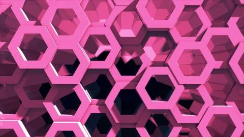 Abstract background with honeycomb. Technology backdrop Stock Illustration