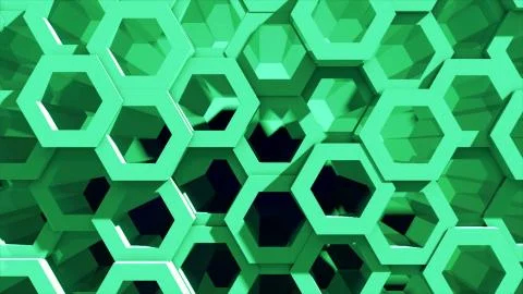 Abstract background with honeycomb. Technology backdrop Stock Illustration
