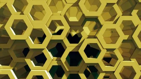 Abstract background with honeycomb. Technology backdrop Stock Illustration