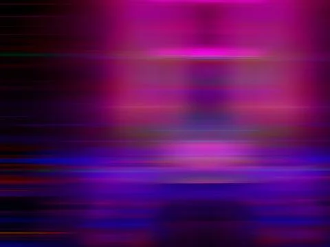 Abstract background - horizontal blurred stripes - 3d illustration Stock Illustration