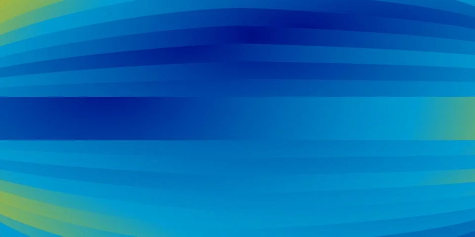 Abstract background with horizontal gradient stripes in green and blue tone.. Stock Illustration