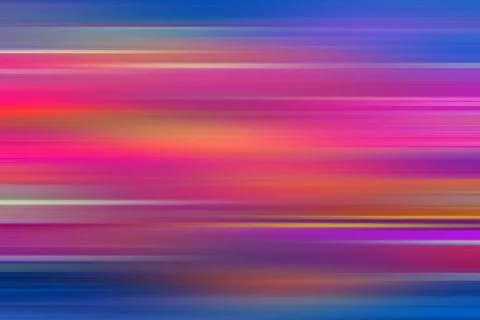 Abstract background horizontal multicolor lines. Motion blur. Abstract bac... 写真素材