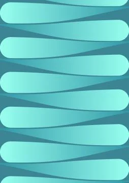 Abstract background with horizontal oriented drop shapes, 3d spatial effect Stock Illustration