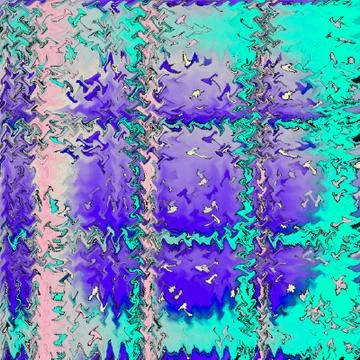 Abstract background of ice box rows or transparent glass cubes in blue and vi Stock Illustration