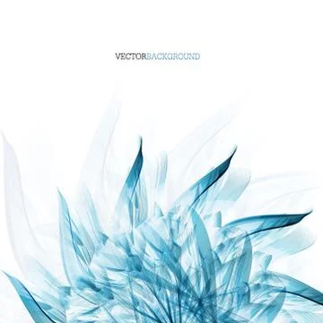Abstract  background with ice flower Stock Illustration