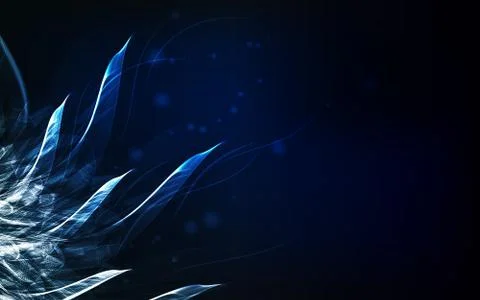 Abstract background with ice flower Stock Illustration