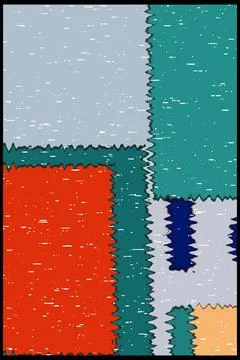 Abstract background in Ikat technique. For use on materials, in graphics. Stock Illustration