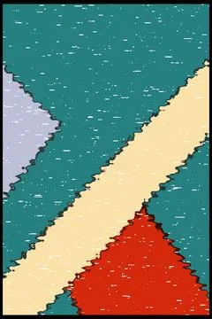 Abstract background in Ikat technique. For use on materials, in graphics. Stock Illustration