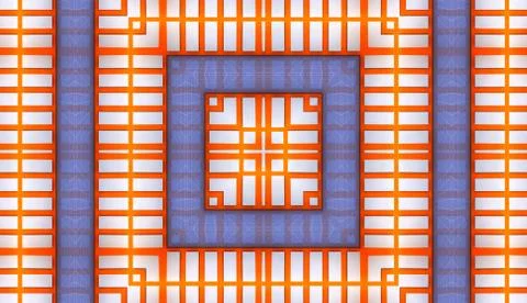 Abstract background illusion Stock Illustration