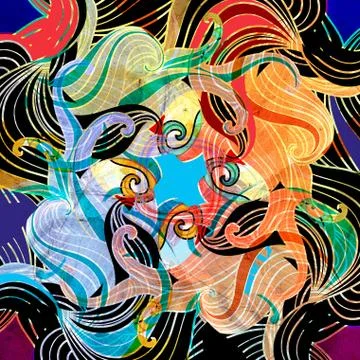 Abstract a background Stock Illustration